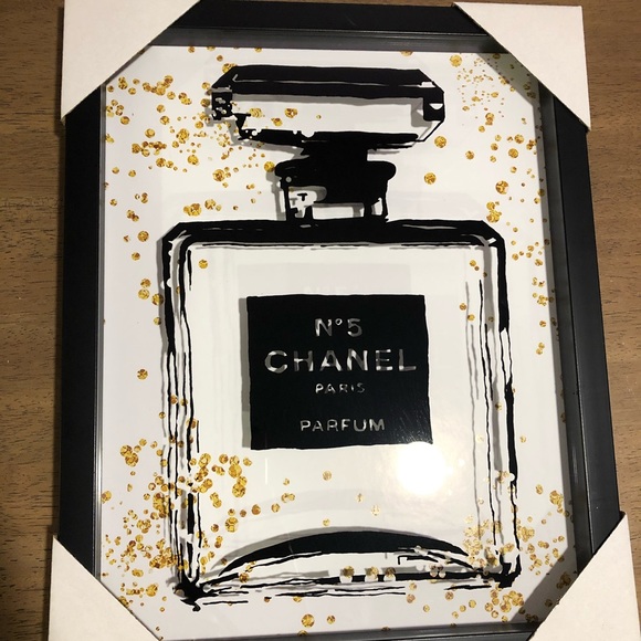 Chanel No.5 art wall frame 15x12 - Picture 1 of 3